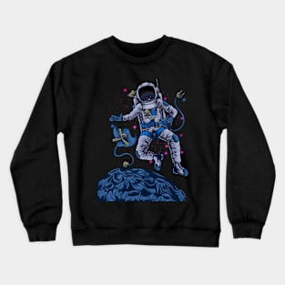 Space friendship Crewneck Sweatshirt